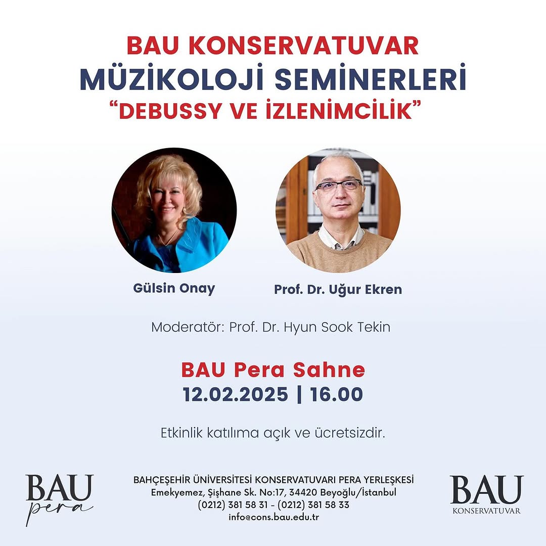 Bau Konservatuvar Müzikoloji Seminerleri